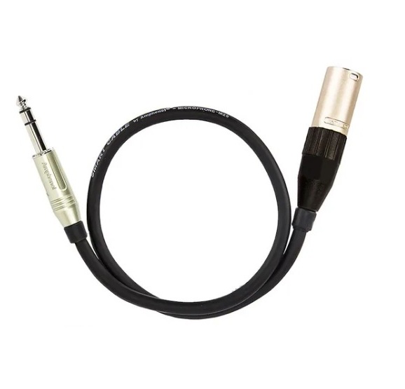 Cabo Santo Ângelo Conversão XLR para TRS (1 Metro)